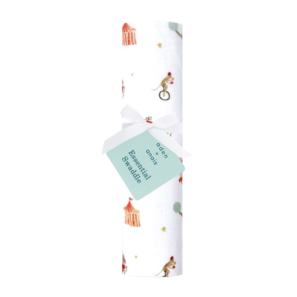 Aden Anais Essential Cotton Swaddles - Elephant Circus - Magical