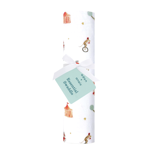 Aden Anais Essential Cotton Swaddles - Elephant Circus - Magical