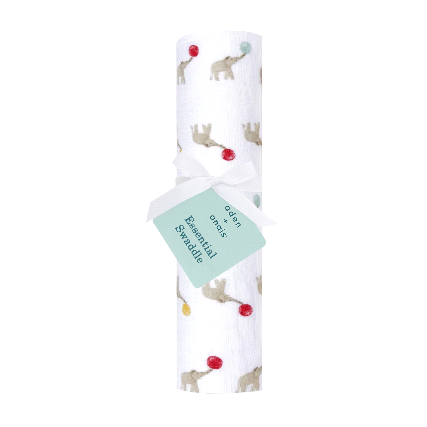 Aden Anais Essential Cotton Swaddles - Elephant Circus