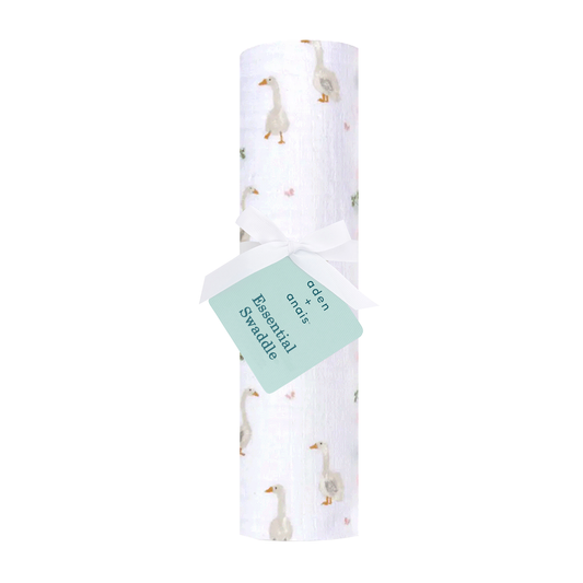 Aden Anais Essential Cotton Swaddles - Country Floral - Duck