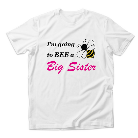 Going to BEE a Big Sister Organic Kids Tee Shirt