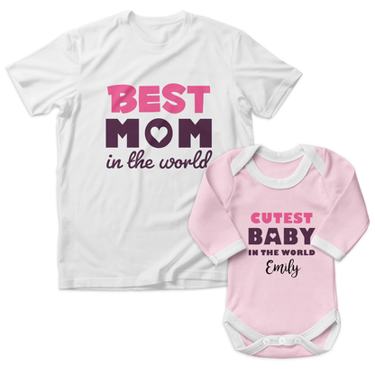 Endanzoo Matching Mom & Baby Organic Outfits - Best Mom & Cutest Baby