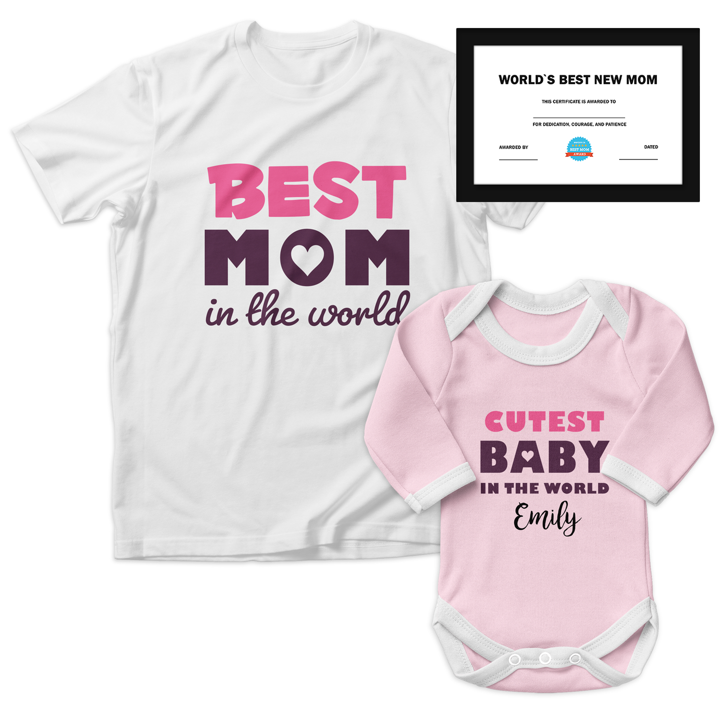 Endanzoo Gift Bundle for New Mom & Baby (Best Mom in the World)