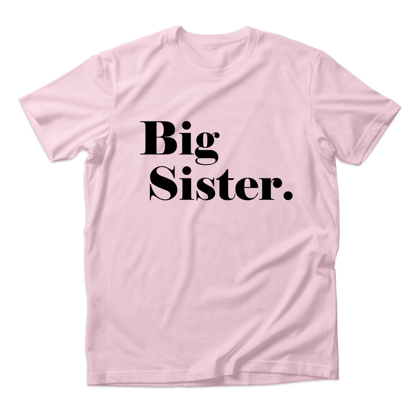 Big Sister Classic Organic Kids Tee Shirt (Pink)