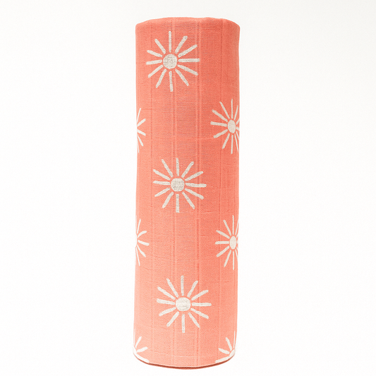 Ecolysium Essential Cotton Swaddles - Bright Sun