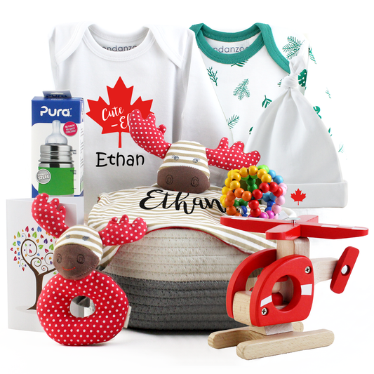 Zeronto Canada's Baby Gift Basket - Little Cute Canuck