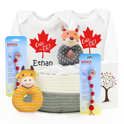 Zeronto Twin Baby Gift Box - Canadian Twins
