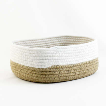 Ecolysium Cotton Woven Rope Basket - Rectangle