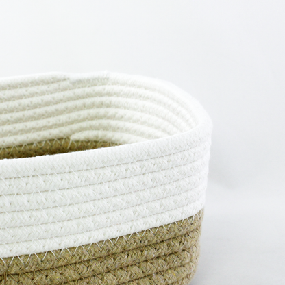 Ecolysium Cotton Woven Rope Basket - Rectangle