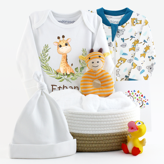 Zeronto Baby Gift Box - Cute Giraffe & Friends