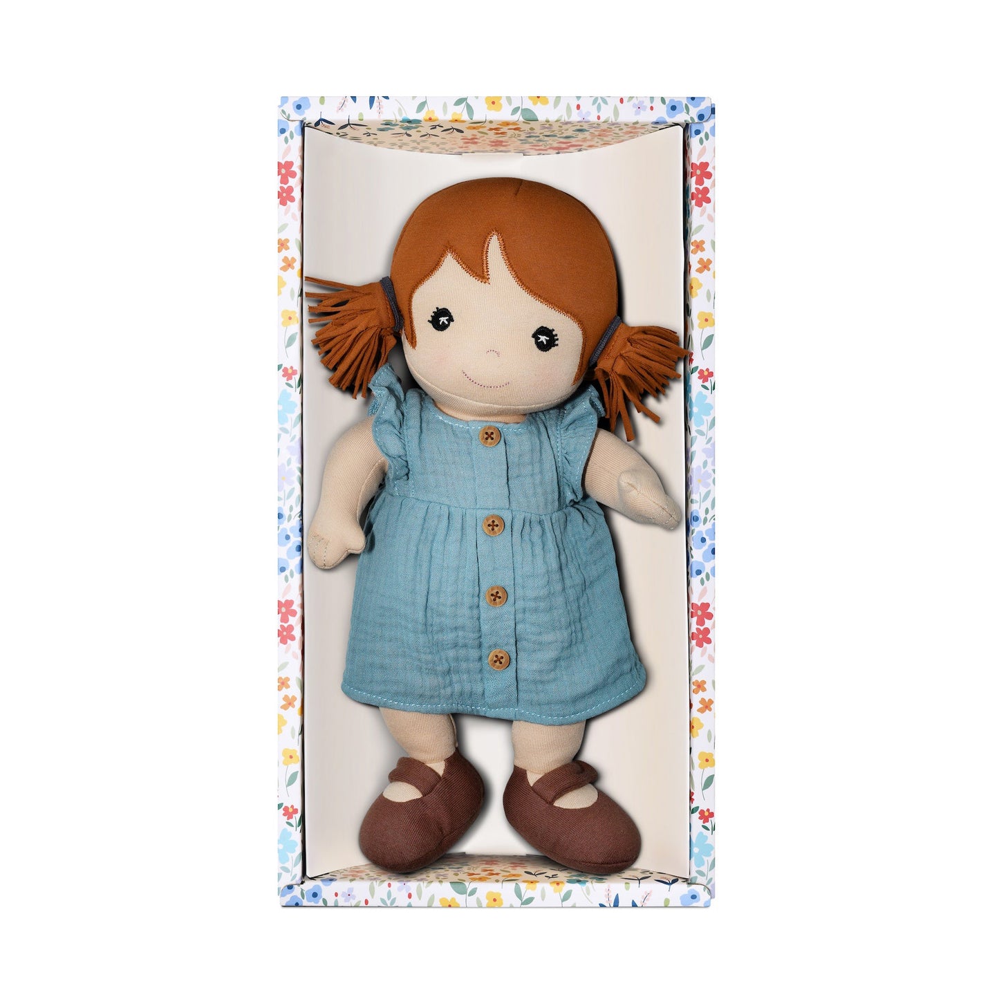 Apple Park Organic Dress Up Doll Kids - Wren