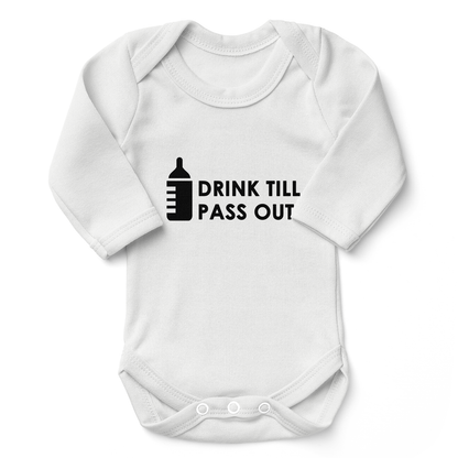 Endanzoo Organic Baby Bodysuit - Drink Till I Pass Out