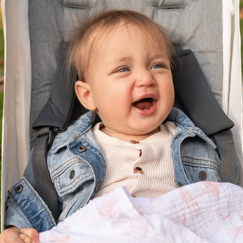 Aden Anais Essential Cotton Swaddles - Country Floral - Pink Garden