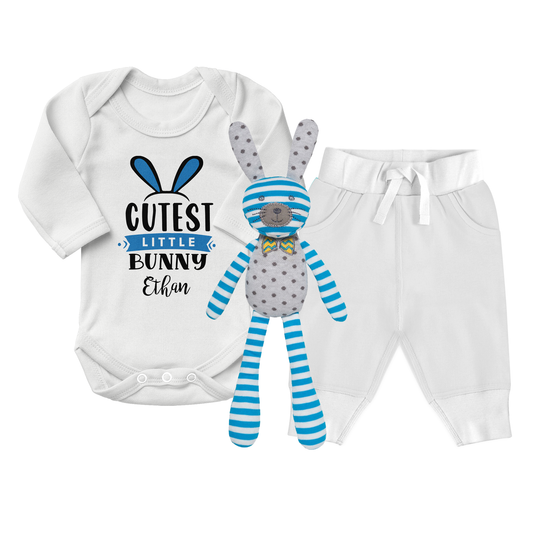Zeronto Baby Boy Gift Box - My First Bunny (Boy)