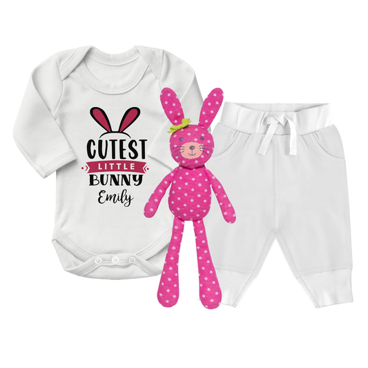 Zeronto Newborn Girl Clothing Gift Box - My First Bunny (Girl)