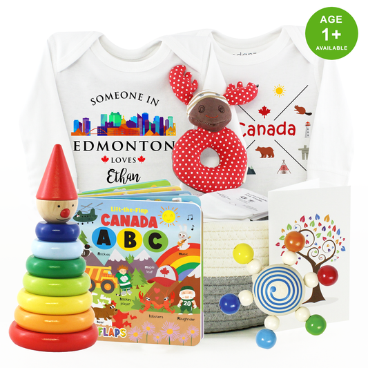 Zeronto Baby Gift Basket - Someone in Edmonton Loves You
