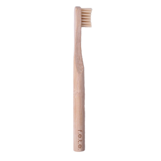 F.E.T.E Children's Soft Bristle Bamboo Toothbrush - Nice and Natural