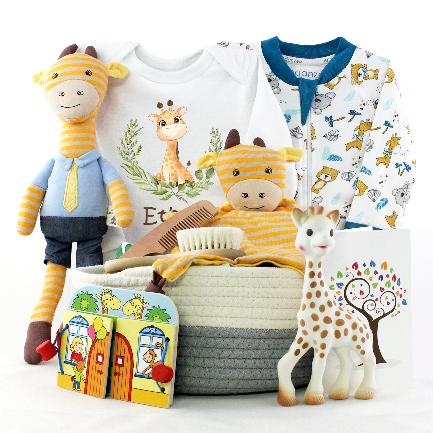 Zeronto Baby Gift Basket - Little Giraffe