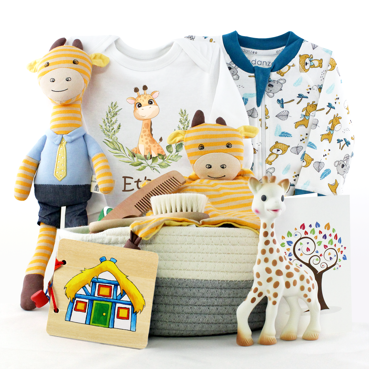 Zeronto Baby Gift Basket - Little Giraffe