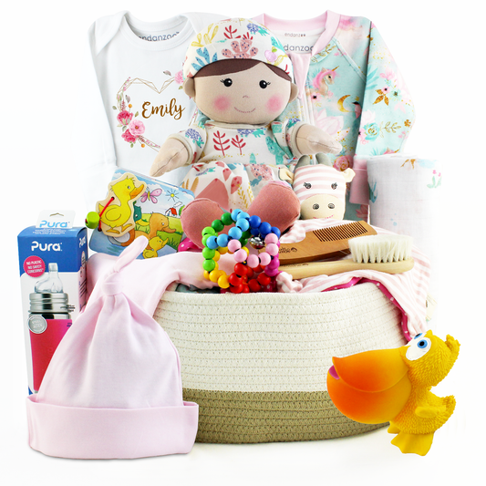 Zeronto Baby Girl Gift Basket - Girl Adventure