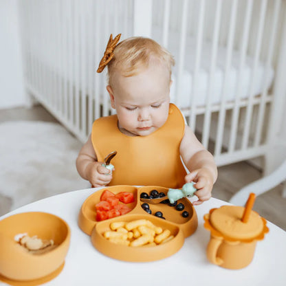 Glitter & Spice Learn To Eat Fork and Spoon Set  (T - Rex)