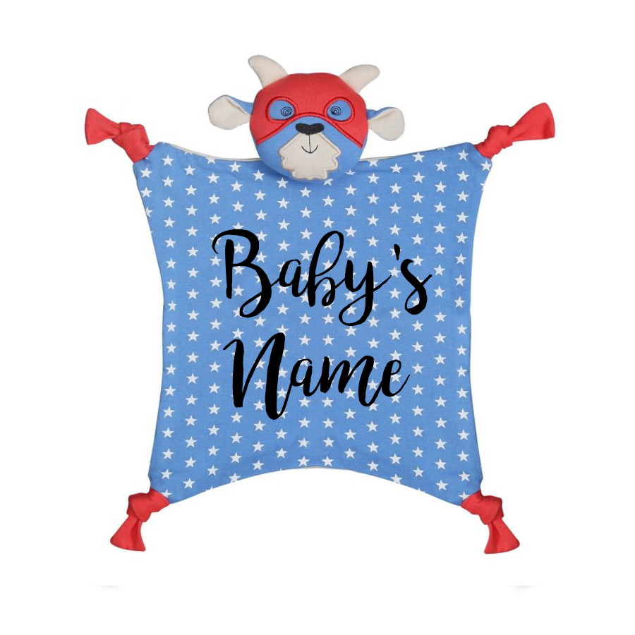 [Personalized] OFB Organic Cotton Baby Blankie - Super Go-T