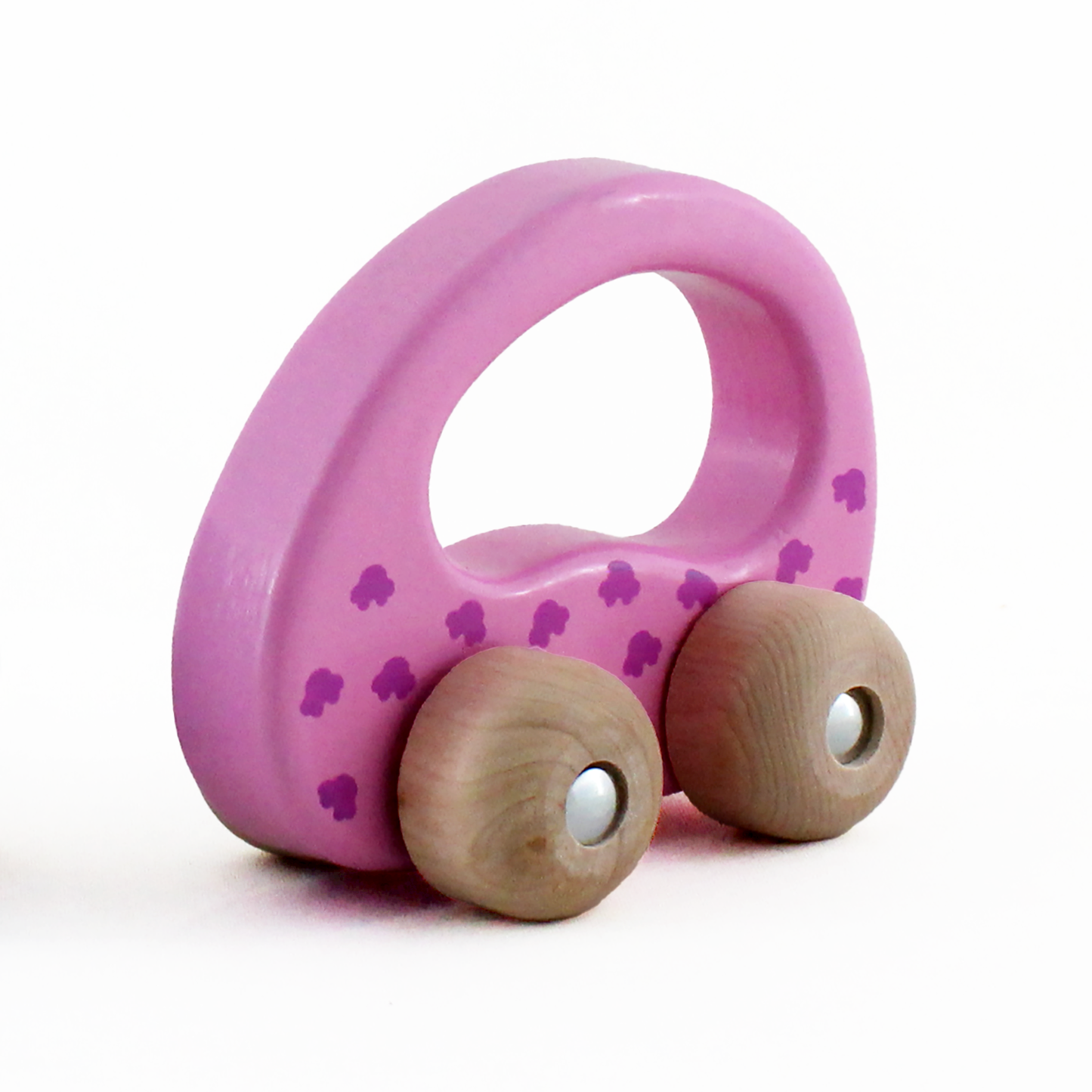 Goki Wooden Push-Along Vehicle (Pink)