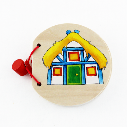 Goki Wooden Picture Book - House