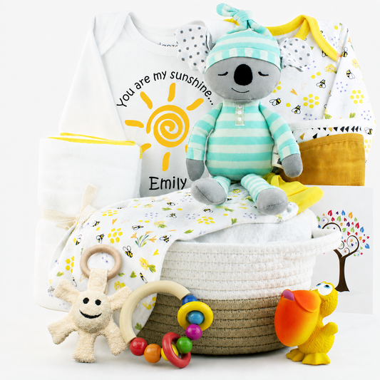 Zeronto Baby Gift Basket - Golden Sunshine