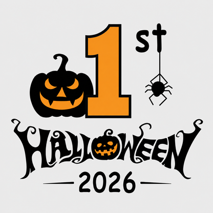 [Personalized] Endanzoo Organic Baby Bodysuit - First Halloween 2026