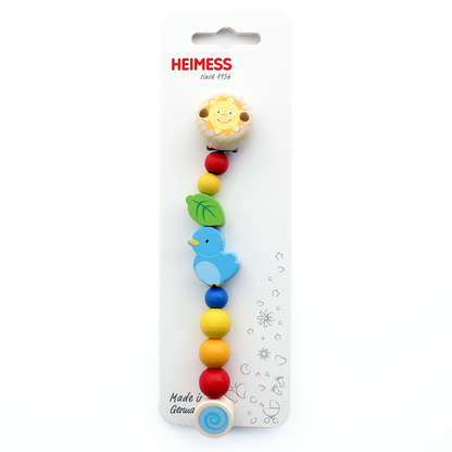 Heimess Wooden Pacifier Clips - Soother Chain Bird