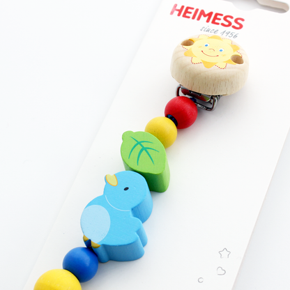Heimess Wooden Pacifier Clips - Soother Chain Bird