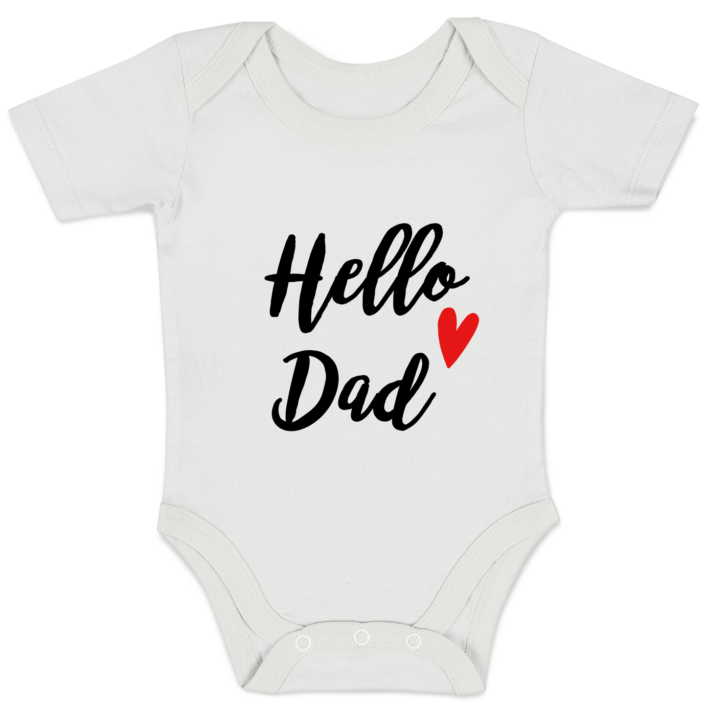 Endanzoo Pregnancy Announcement Baby Reveal Organic Baby Bodysuit - Hello Dad