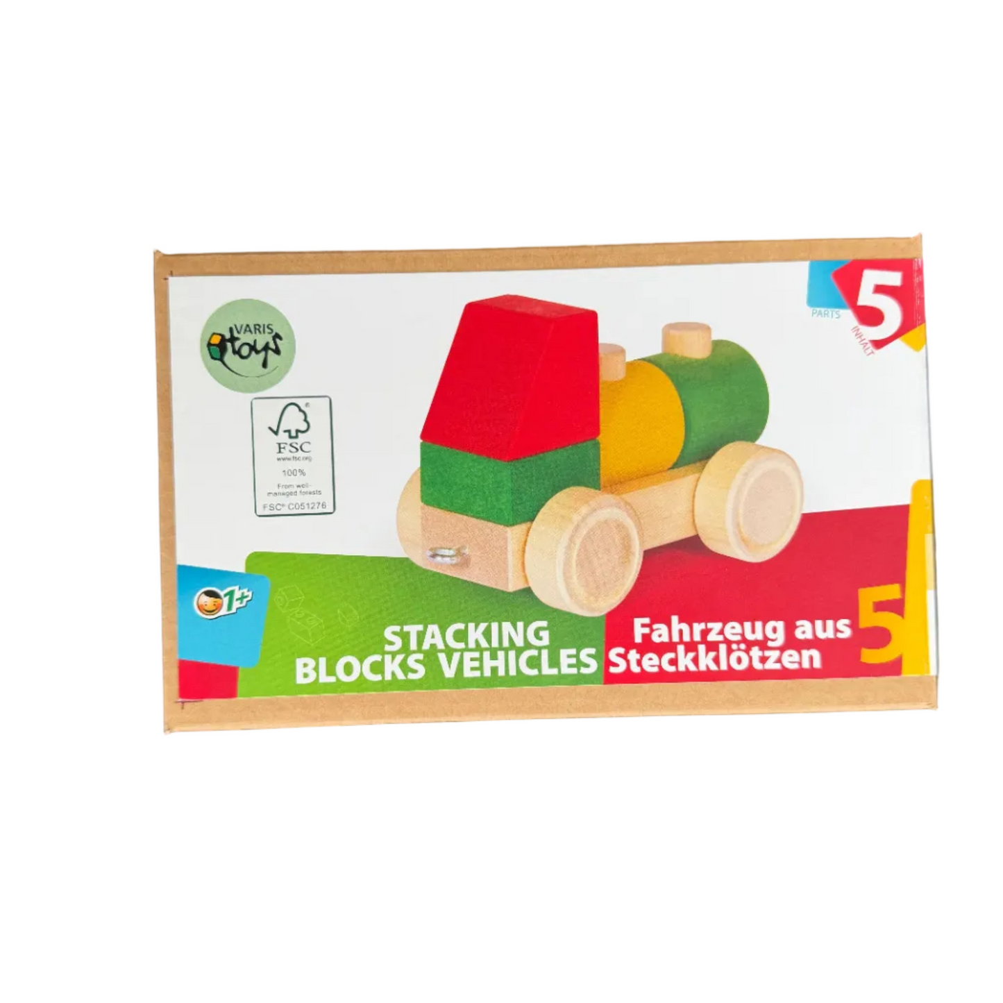 Varis Wooden Stacking Blocks Vehicle