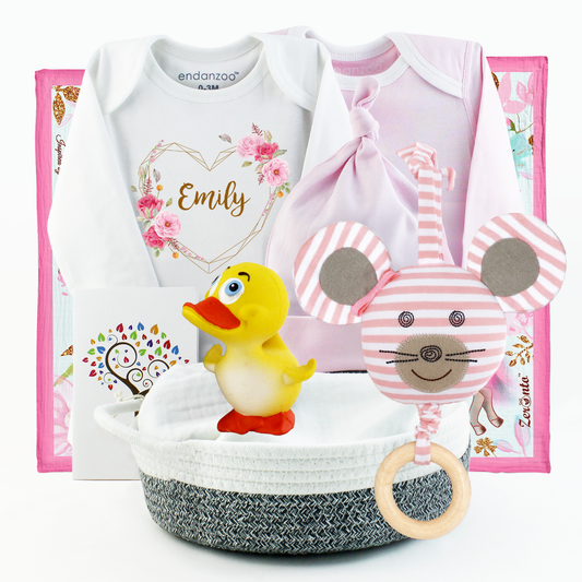 Zeronto Baby Girl Gift Basket - It's a Girl