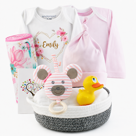 Zeronto Baby Girl Gift Basket - It's a Girl