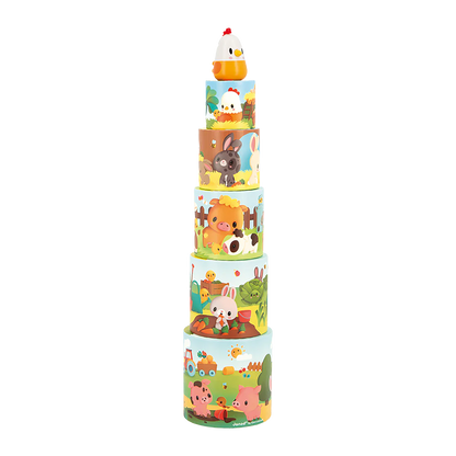 Janod Stacking Pyramid - My First Pyramid (Hen)