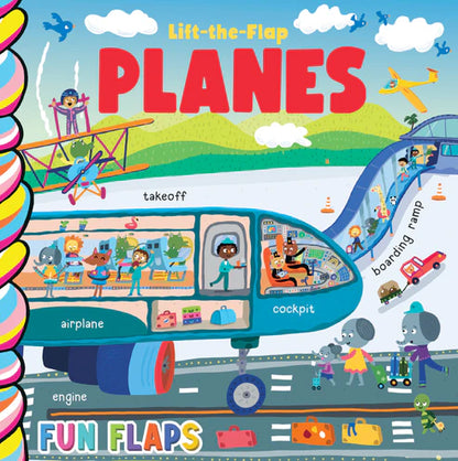 Taffy Tales Lift-The-Flap Board Book - Planes Fun Flaps