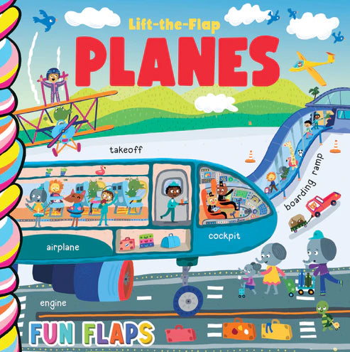 Taffy Tales Lift-The-Flap Board Book - Planes Fun Flaps