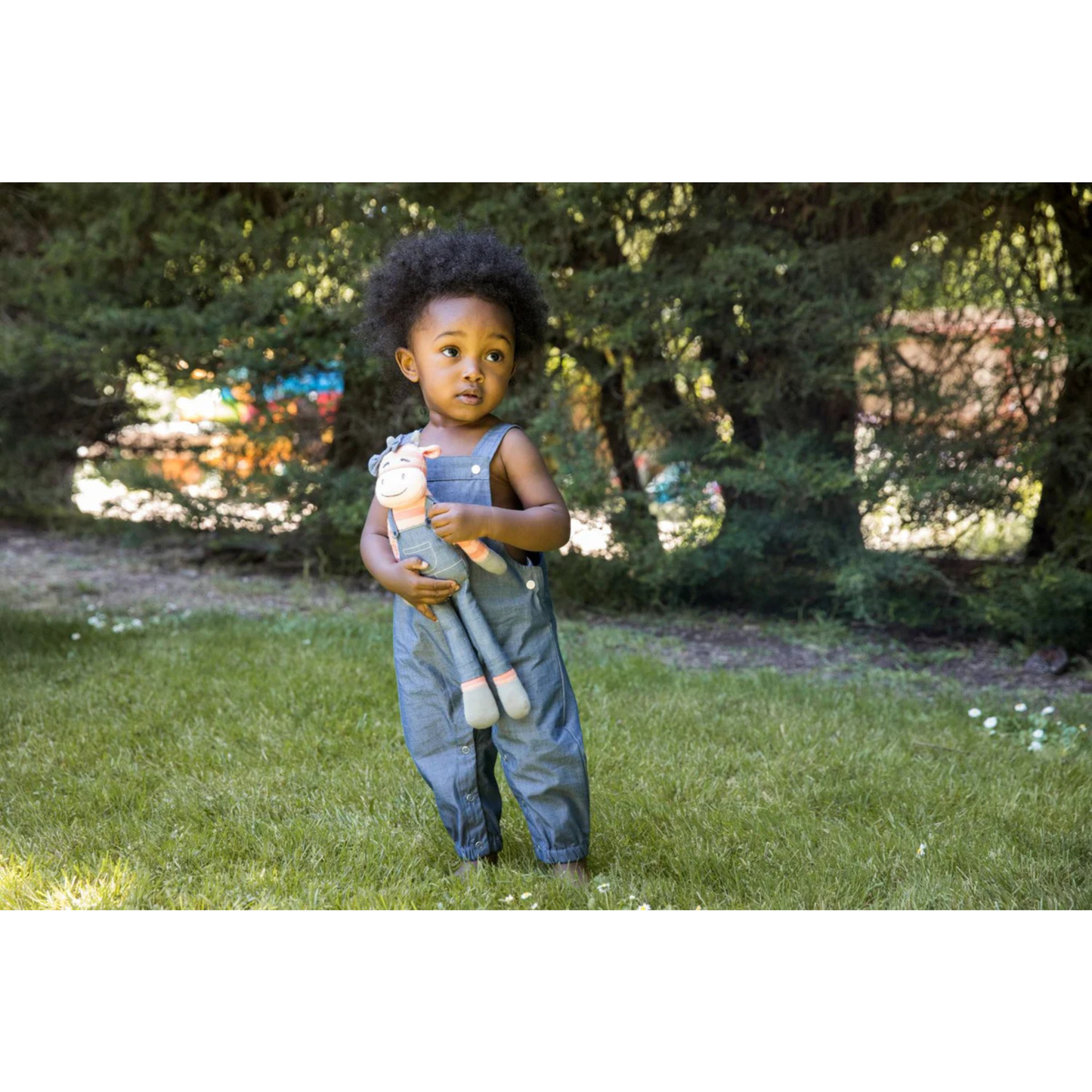 Organic Farm Buddies Organic Cotton Plush Toy - Mr. Moo Cow (Blue)