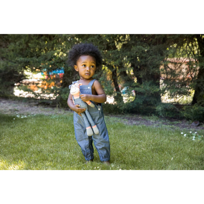 Organic Farm Buddies Organic Cotton Plush Toy - Mr. Moo Cow (Blue)