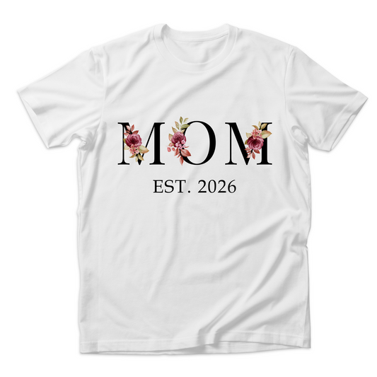 Endanzoo Organic Women Short Sleeve T-shirt for Mom - Classic - Est 2026
