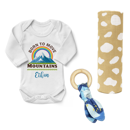 Zeronto Newborn Boy Clothing Gift Box - Mountain Boy