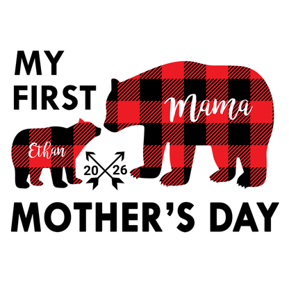 [Personalized] Endanzoo Organic Baby Bodysuit - My First Mother's Day 2026