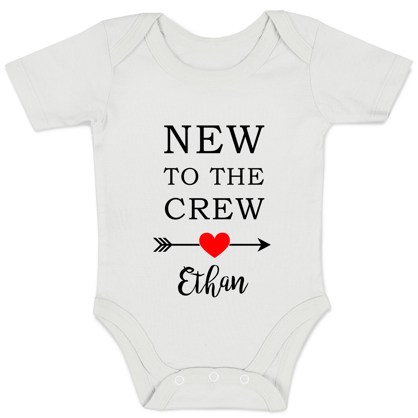[Personalized] Endanzoo Pregnancy Baby Reveal Organic Baby Bodysuit - New To The Crew