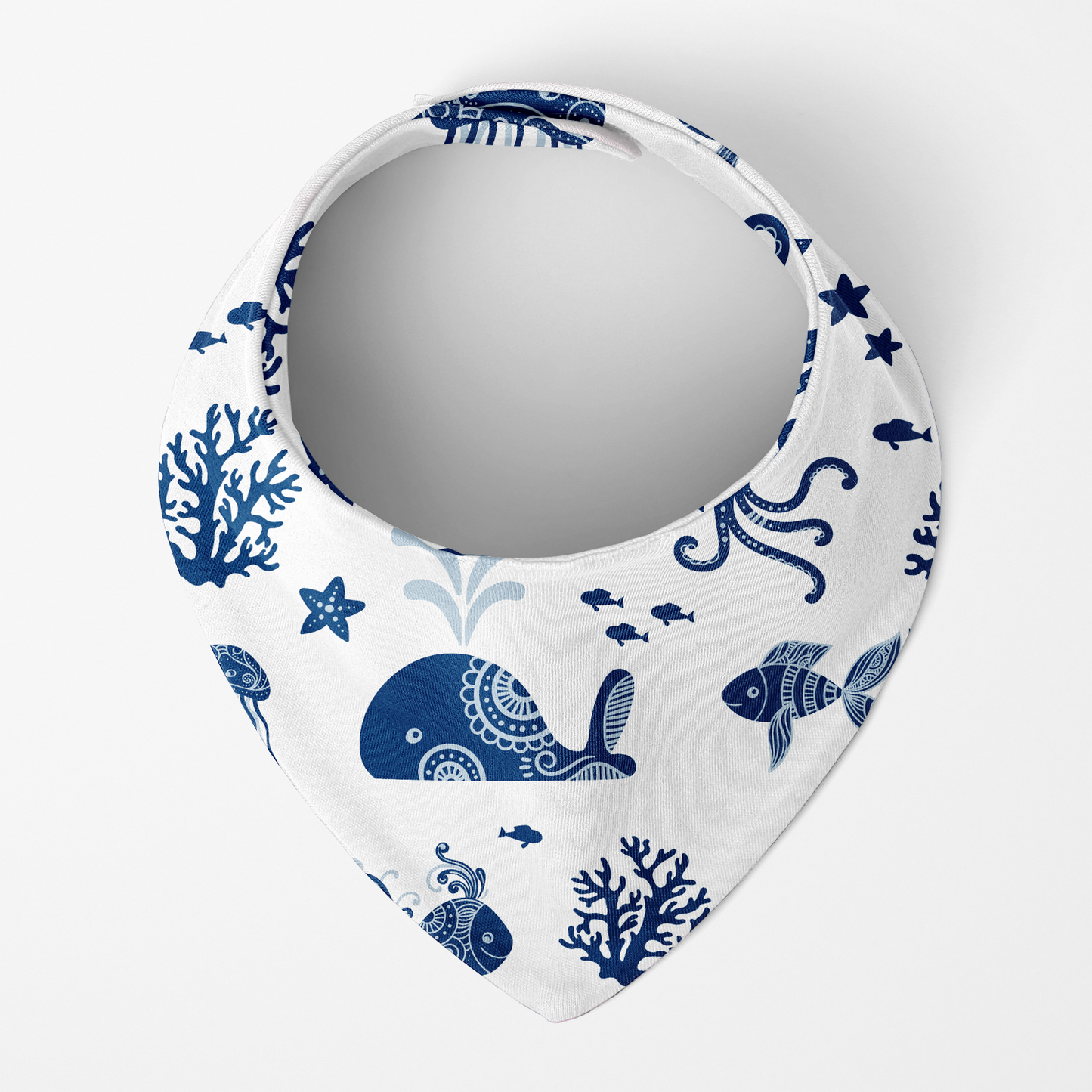 Endanzoo Organic Cotton Bib - Deep Sea