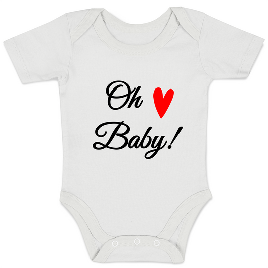 Endanzoo Pregnancy Reveal Organic Baby Bodysuit - Oh Baby!