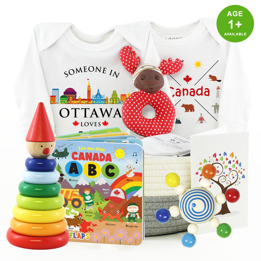 Zeronto Baby Gift Basket - Someone in Ottawa Loves You
