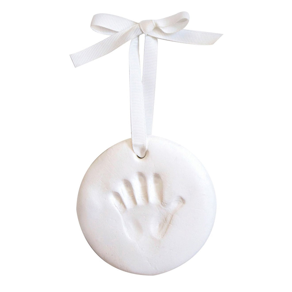 PearHead Babyprint Keepsake Ornament Circle - White