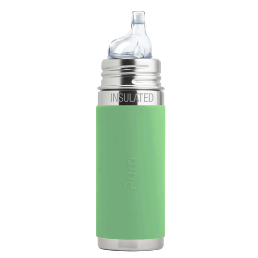 Pura INSULATED Stainless Steel 9oz Bottle (SIPPY / Moss)